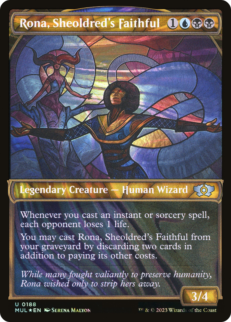 Rona, Sheoldred's Faithful (0188) (Showcase) - Halo Foil