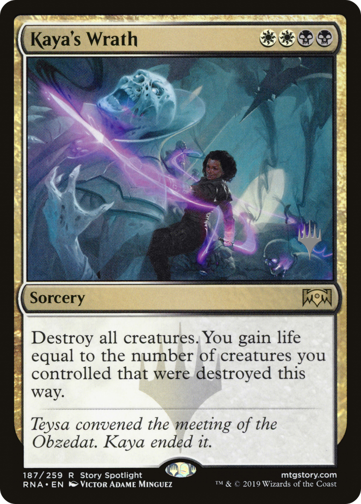 Kaya's Wrath (187) (Promo Pack) - Foil