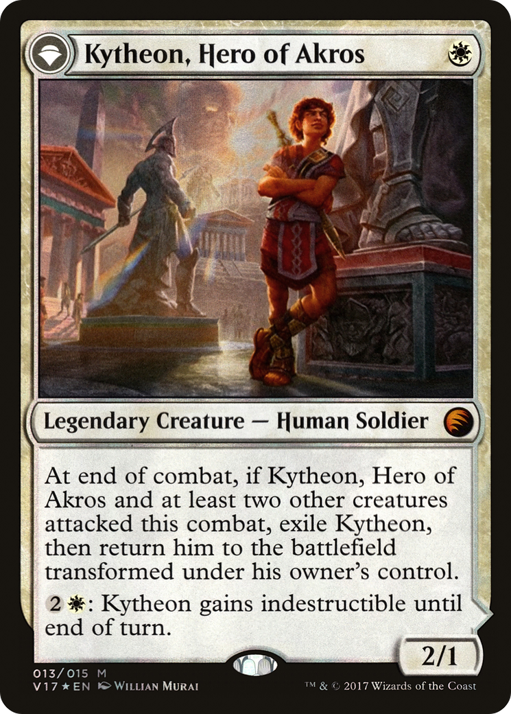 Kytheon, Hero of Akros // Gideon, Battle-Forged (V17) - Foil