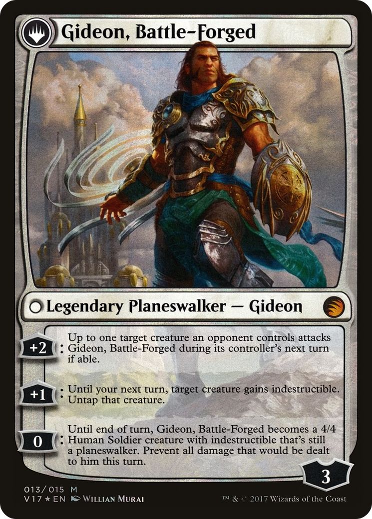 Kytheon, Hero of Akros // Gideon, Battle-Forged (V17) - Foil