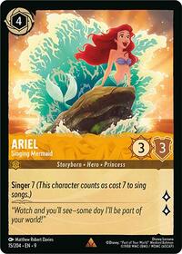 Ariel, Singing Mermaid (0015) - Cold Foil