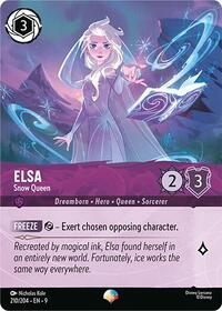 Elsa, Snow Queen (0210) - Rainbow Foil