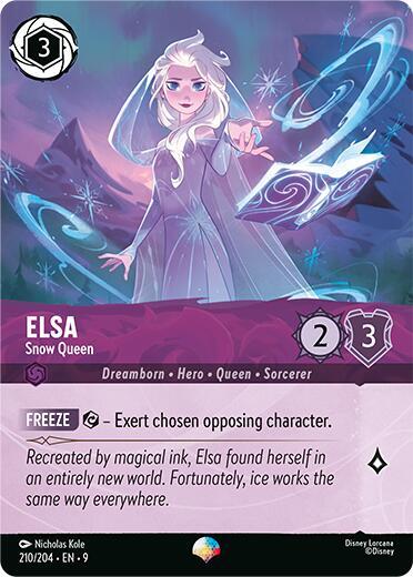 Elsa, Snow Queen (0210) - Rainbow Foil