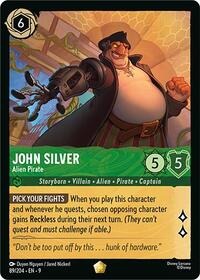John Silver, Alien Pirate (0089) - Cold Foil