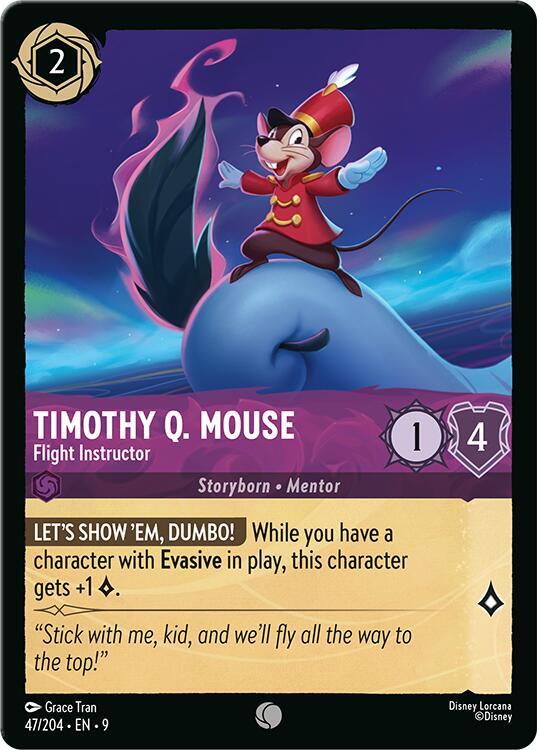 Timothy Q. Mouse, Flight Instructor (0047) - Cold Foil