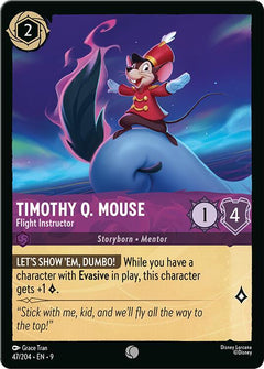 Timothy Q. Mouse, Flight Instructor (0047) - Cold Foil