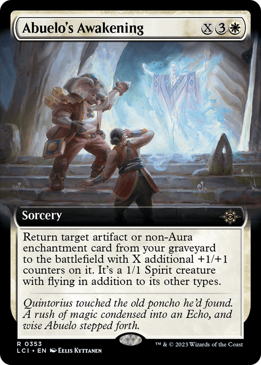 Abuelo's Awakening (0353) (Extended Art) - Foil
