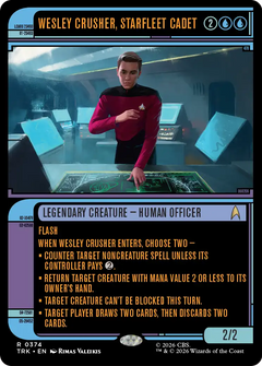 Wesley Crusher, Starfleet Cadet (0374) (Showcase) (TRK)