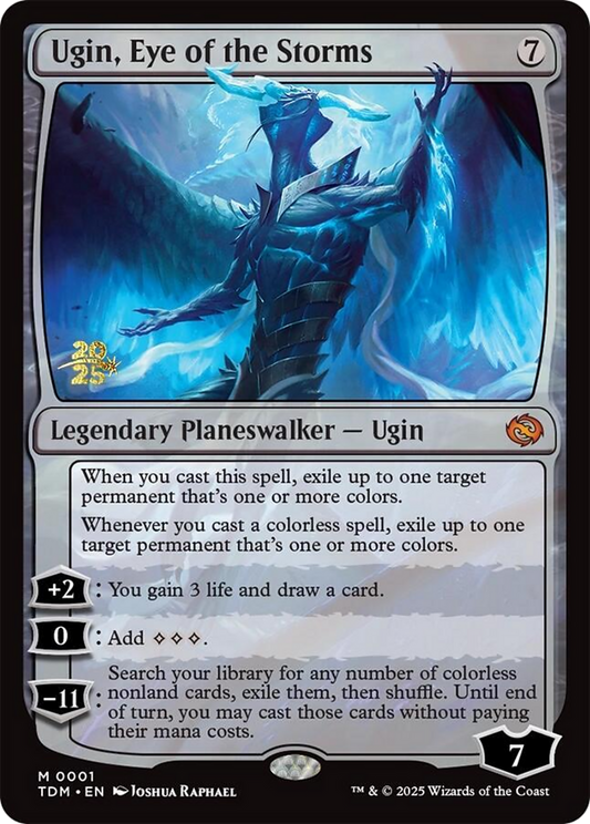 Ugin, Eye of the Storms (0001) (Prerelease) (PTDM) - Foil