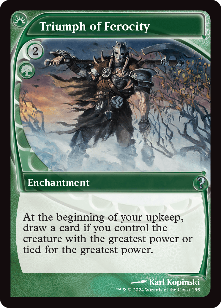 Triumph of Ferocity (MB2) - Foil