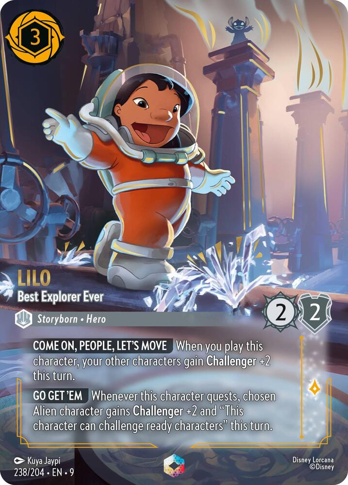 Lilo, Best Explorer Ever (0238) - Satin Holographic Foil