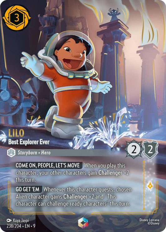 Lilo, Best Explorer Ever (0238) - Satin Holographic Foil