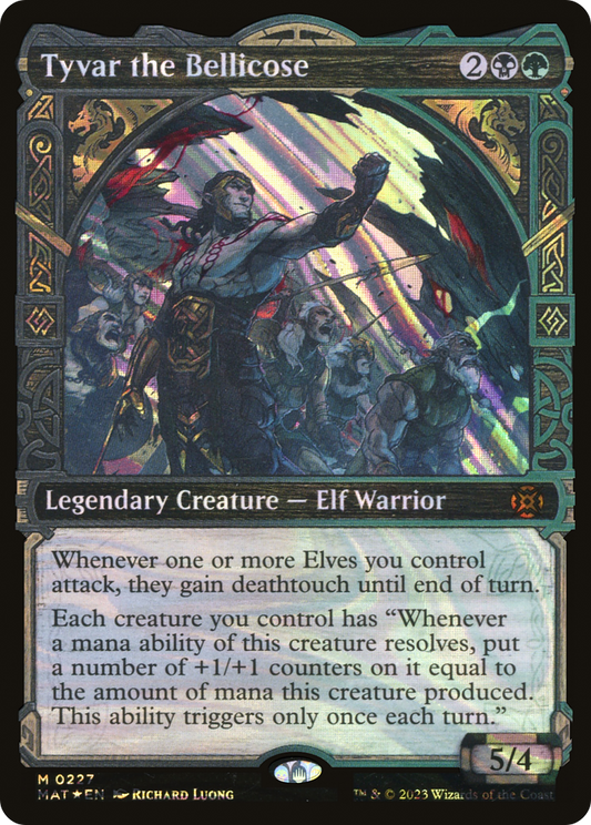 Tyvar the Bellicose (0227) (Showcase) - Halo Foil