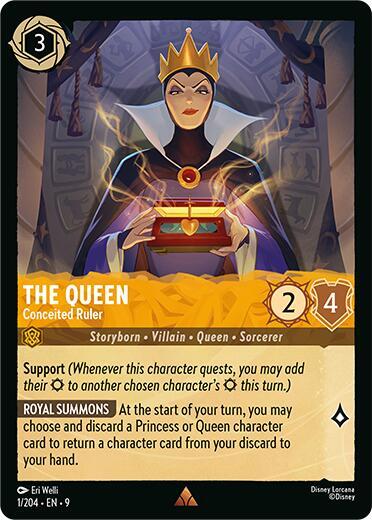 The Queen, Conceited Ruler (0001) - Cold Foil