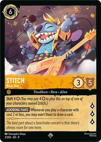 Stitch, Rock Star (0003) - Cold Foil