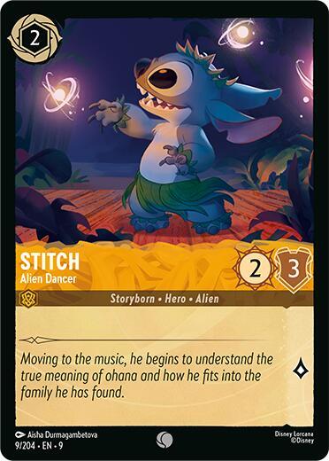 Stitch, Alien Dancer (0009) - Cold Foil
