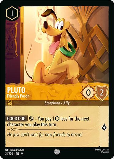 Pluto, Friendly Pooch (0021) - Cold Foil