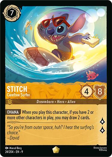 Stitch, Carefree Surfer (0024)