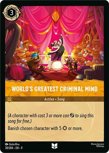 World's Greatest Criminal Mind (0030) - Cold Foil