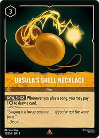 Ursula's Shell Necklace (0033) - Cold Foil