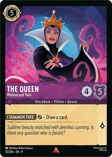 The Queen, Wicked and Vain (0035) - Cold Foil