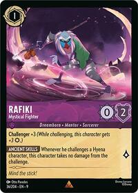Rafiki, Mystical Fighter (0036) - Cold Foil
