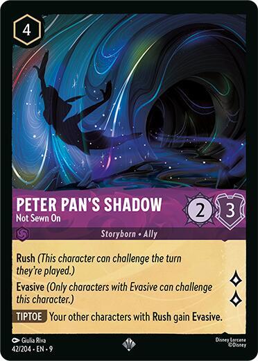 Peter Pan's Shadow, Not Sewn On (0042) - Cold Foil
