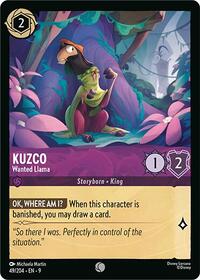 Kuzco, Wanted Llama (0049) - Cold Foil