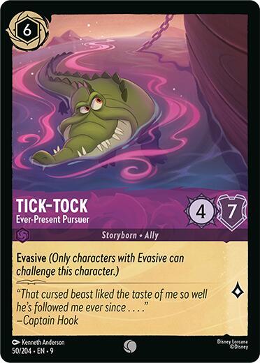 Tick-Tock, Ever-Present Pursuer (0050) - Cold Foil