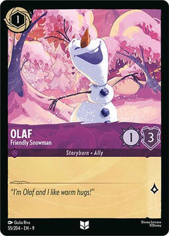 Olaf, Friendly Snowman (0055) - Cold Foil