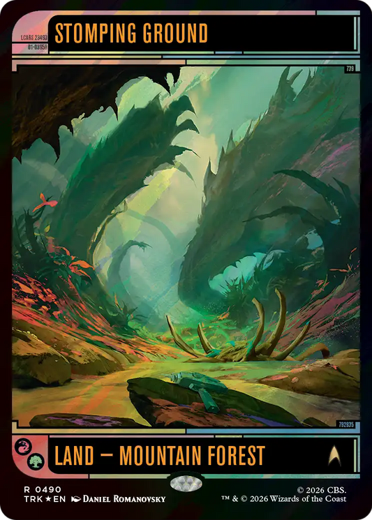 Stomping Ground (0490) (Showcase) (TRK) - Surge Foil