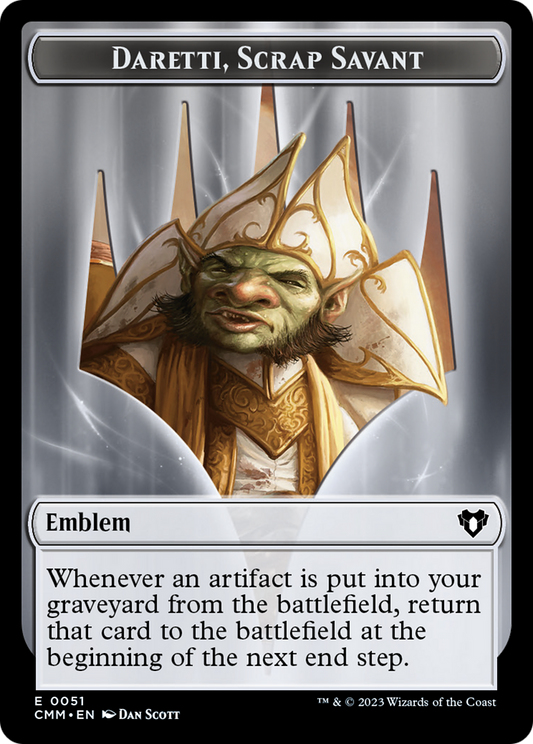 Daretti, Scrap Savant Emblem (0051)