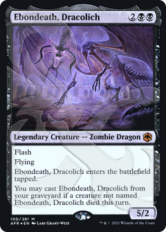 Ebondeath, Dracolich (100) (Ampersand) - Foil