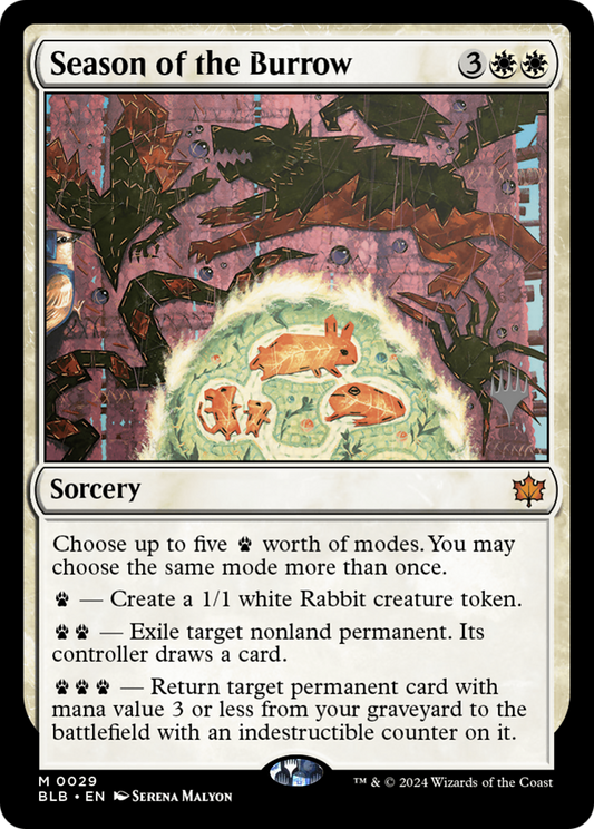 Season of the Burrow (0029) (Promo Pack) - Foil