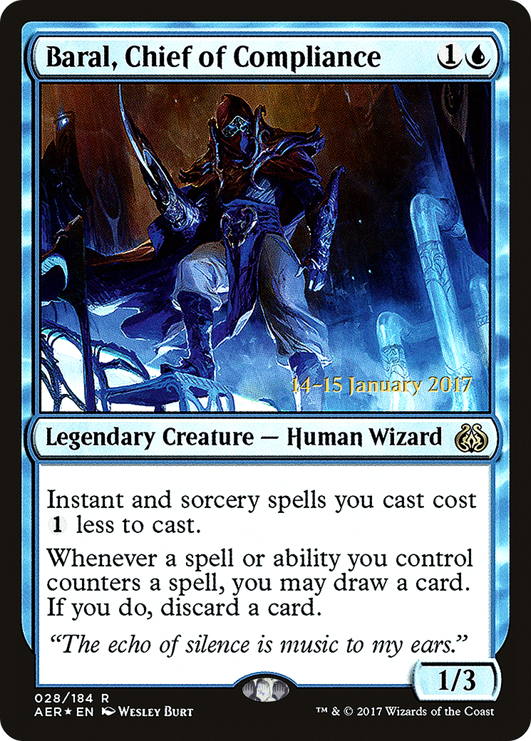 Baral, Chief of Compliance (028) (Prerelease) - Foil