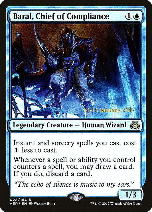 Baral, Chief of Compliance (028) (Prerelease) - Foil