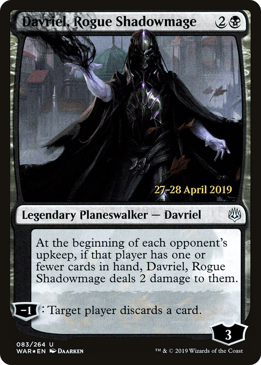 Davriel, Rogue Shadowmage (083) (Prerelease) - Foil