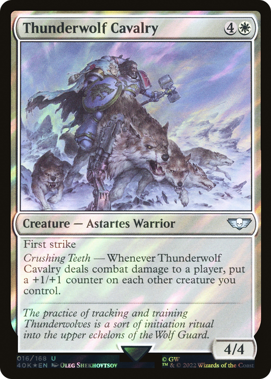Thunderwolf Cavalry - Surge Foil