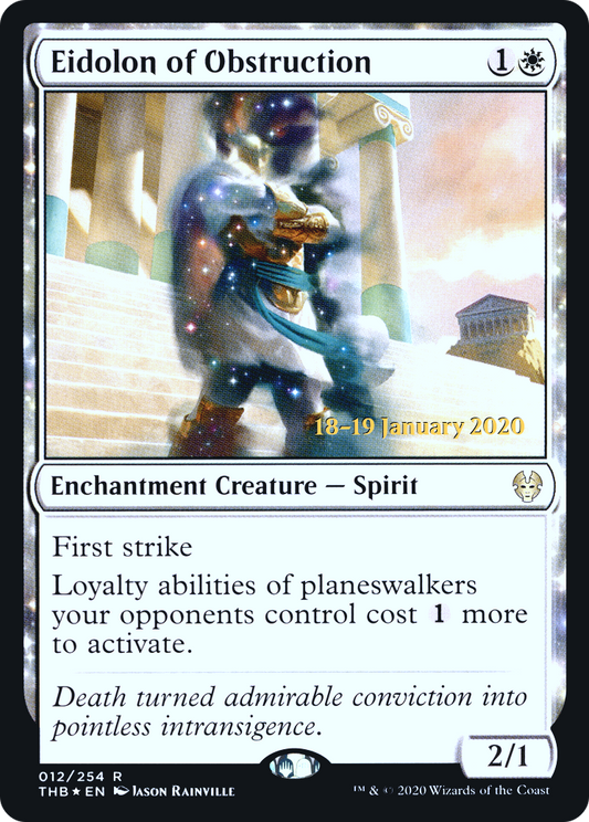 Eidolon of Obstruction (012) (Prerelease) - Foil
