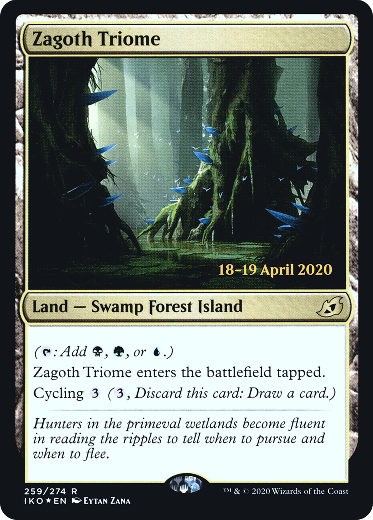 Zagoth Triome (259) (Prerelease) - Foil