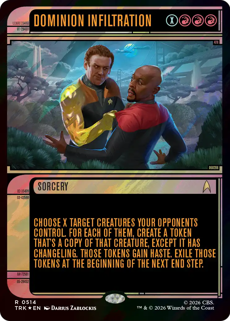 Dominion Infiltration (0514) (Showcase) (TRK) - Surge Foil