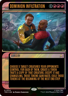 Dominion Infiltration (0514) (Showcase) (TRK) - Surge Foil