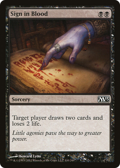 Sign in Blood - Foil