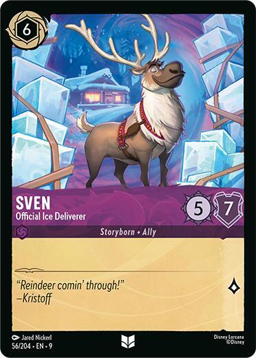Sven, Official Ice Deliverer (0056) - Cold Foil