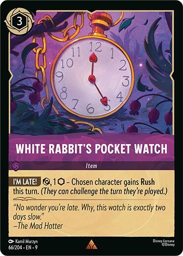 White Rabbit's Pocket Watch (0066) - Cold Foil