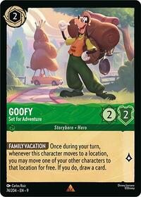 Goofy, Set for Adventure (0074) - Cold Foil