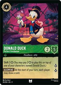 Donald Duck, Perfect Gentleman (0085) - Cold Foil