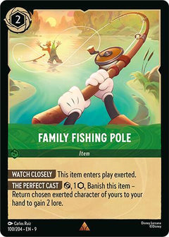 Family Fishing Pole (0100) - Cold Foil
