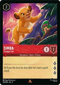 Simba, Scrappy Cub (0105) - Cold Foil