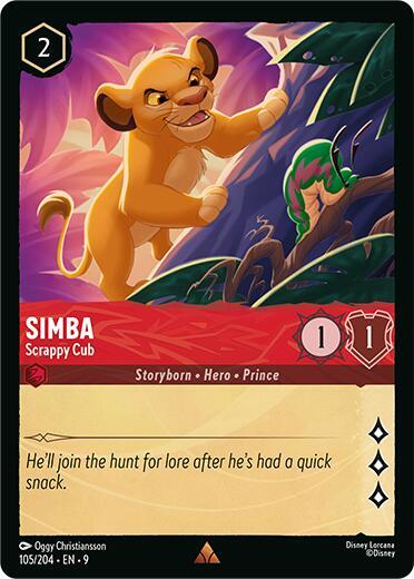 Simba, Scrappy Cub (0105)